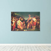 Aanbieding van Abigail voor David Canvas Afdruk (Insitu (Houten vloer))