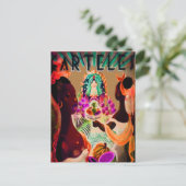 aanbieding van carteles briefkaart (Staand voorkant)