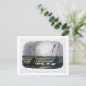 Aanbieding van de Mandan Indians, bord 14 van Volu Briefkaart (Staand voorkant)