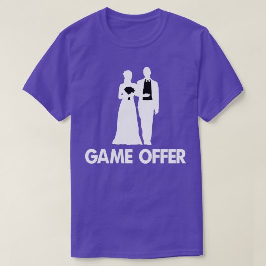 Aanbieding van het spel t-shirt (Design voorkant)