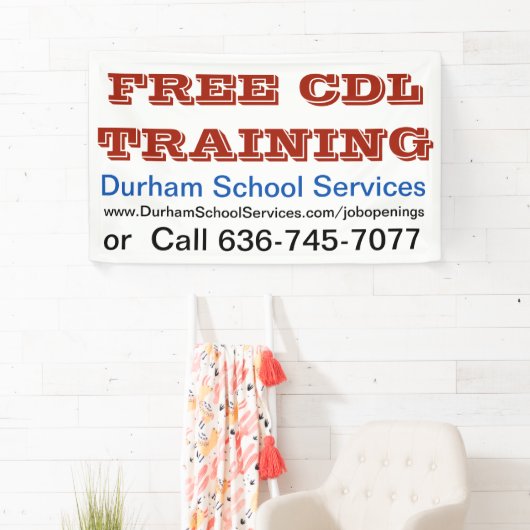 Aanbieding voor 5' x 3' binnenband spandoek (Insitu)