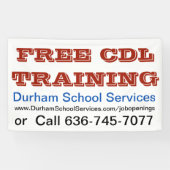 Aanbieding voor 5' x 3' binnenband spandoek (Horizontaal)