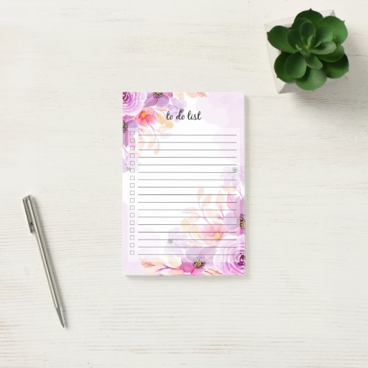 Aanbieding voor Floral Post-it® Notes (Kantoor)