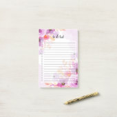 Aanbieding voor Floral Post-it® Notes (Op bureau)