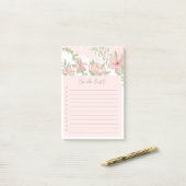 Aanbieding voor Floral Post-it® Notes (Op bureau)