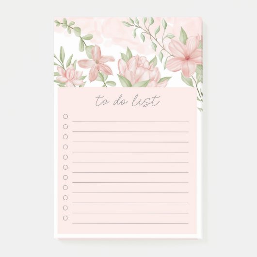 Aanbieding voor Floral Post-it® Notes (Voorkant)