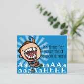  aanbieding voor gebitte benoemingen briefkaart (Staand voorkant)