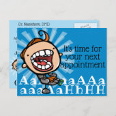  aanbieding voor gebitte benoemingen briefkaart (Voorkant / Achterkant)