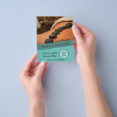 Aanbieding voor korting op Massage Spa-zakelijke b Flyer (Hand)