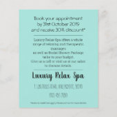 Aanbieding voor korting op Massage Spa-zakelijke b Flyer (Achterkant)