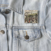 Aanbiedingen in de Oriënt Vierkante Button 5,1 Cm (In situ)