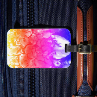 Aanbiedingen van mijn originele florale schilderij bagagelabel