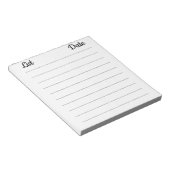 Aanbiedingsdatum Notitieblok (Schuin)