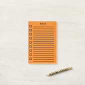 Aanbiedingsgevoelige notitie Oranje 2 Post-it® Notes (Op bureau)