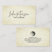 Aanbiedingspanner voor Event Manager Visitekaartje (Voorkant / Achterkant)