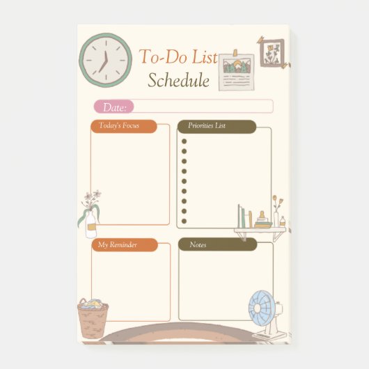 Aanbiedingsschema uitvoeren post-it® notes (Voorkant)