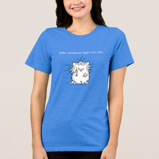 AANBIEDT WAT U KUNT KRIJGEN DOOR Sandra Boynton Tri-Blend Shirt (Voorkant)