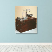 Aanbod en schalen canvas afdruk (Insitu (Houten vloer))