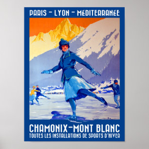 Aanbod op de Olympische Winterspelen 1924 Poster