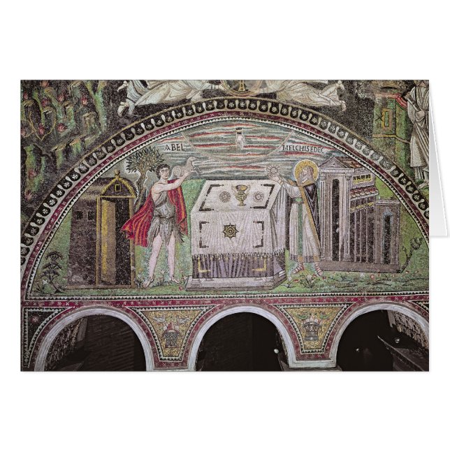 Aanbod van Abel en Melchisedech op Altar (Voorkant Horizontaal)