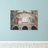 Aanbod van Abel en Melchisedech op Altar Canvas Afdruk (Insitu (Houten vloer))