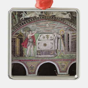 Aanbod van Abel en Melchisedech op Altar Metalen Ornament