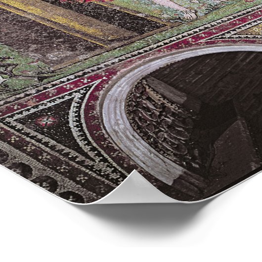 Aanbod van Abel en Melchisedech op Altar Poster (Hoek)