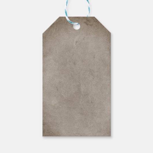 Aanbod van bloemen Initialen Gift Labels Cadeaulabel (Voorkant)