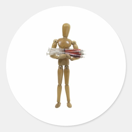 AanbodVaccins091809 Ronde Sticker (Voorkant)