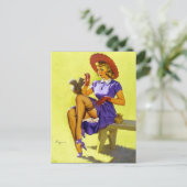 Aanbrengen van een eekhoorn briefkaart (Staand voorkant)