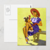 Aanbrengen van een eekhoorn briefkaart (Voorkant / Achterkant)