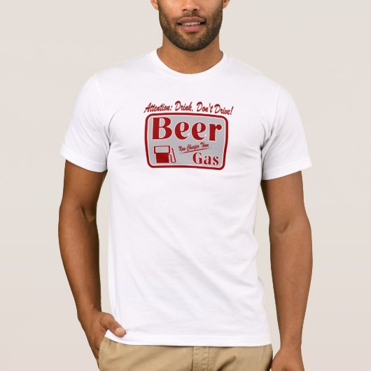 Aandacht : Bier goedkoper dan T-shirt (Voorkant)