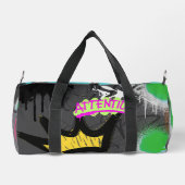 Aandacht een vampier eet hart Spray schilderij Plunjezak (Achterkant)