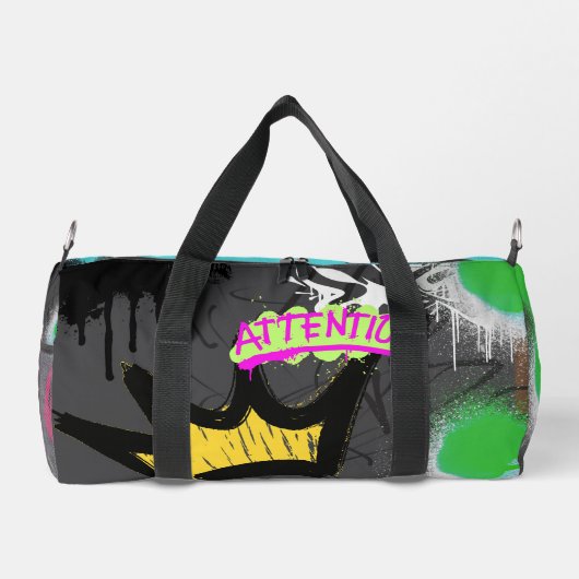 Aandacht een vampier eet hart Spray schilderij Plunjezak (Achterkant)