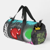 Aandacht een vampier eet hart Spray schilderij Plunjezak (Rechterhoek)