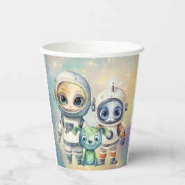 Aandacht Intergalactic Duidelijke Verjaardag Docum Papieren Bekers