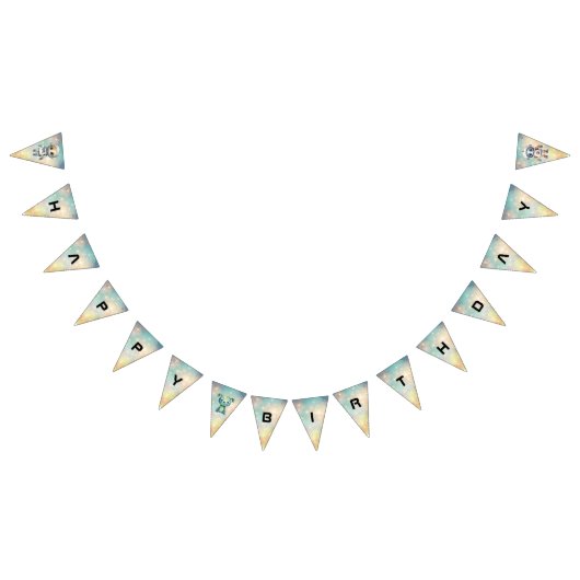 Aandacht Intergalactic Duidelijke Verjaardag Vlaggetjes (Alle)