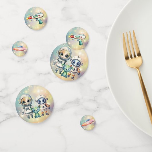 Aandacht Intergalactic Plain Verjaardag Confetti (Groep)