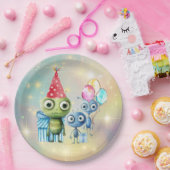 Aandacht Intergalactische Plain Paper Borden Papieren Bordje (Feest)