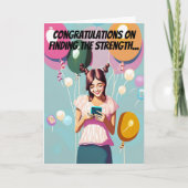 Aandacht Span Grappige Dochter Verjaardag Kaart (Voorkant)