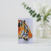 aandacht vastgelegd visitekaartje (Staand voorkant)