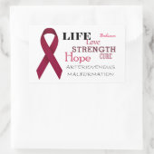 Aandacht voor arterioveneuze misvorming Sticker (Tas)