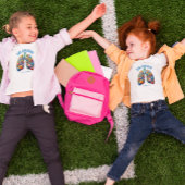 Aandacht voor astma Bloemen Longallergie T-shirt