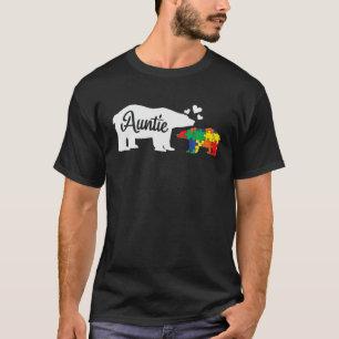 Aandacht voor autisme bij vrouwen Auntie Beer T-shirt