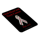 Aandacht voor mondkanker en halskanker magneet (Rechterzijde)