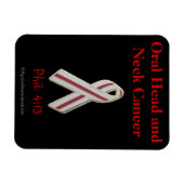 Aandacht voor mondkanker en halskanker magneet (Horizontaal)