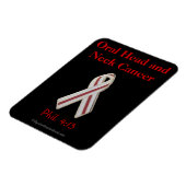 Aandacht voor mondkanker en halskanker magneet (Linkerzijde)