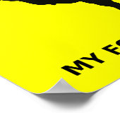 Aandacht voor vegetariërs Funny Meat Lovers Poster (Hoek)