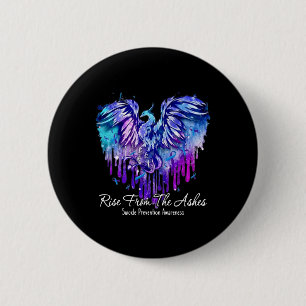 Aandacht voor zelfmoordpreventie - Phoenix - Ronde Button 5,7 Cm
