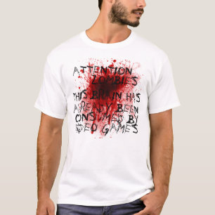 Aandacht zombies t-shirt